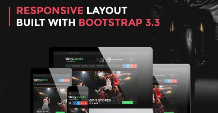 DailySports Website Template - Features Image 13