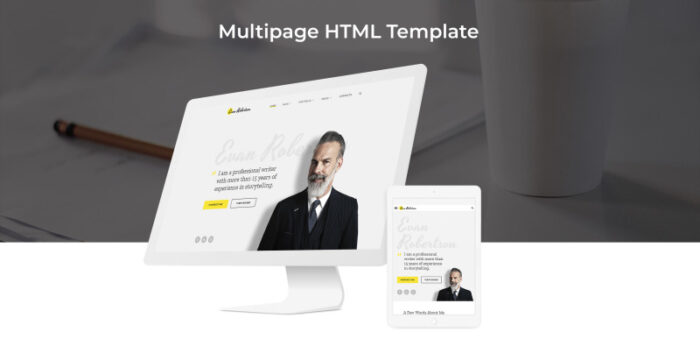 Evan Robertson - Personal Multipage Clean HTML Bootstrap Website Template - Features Image 2