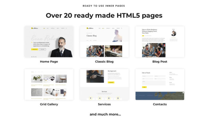 Evan Robertson - Personal Multipage Clean HTML Bootstrap Website Template - Features Image 3