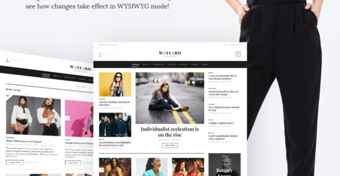 Waylard - Fashion Blog & Magazine WordPress Theme - Features Image 2