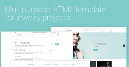 Turquoise Website Template - Features Image 1