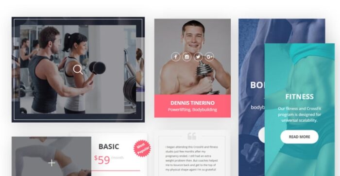 FitnessSport Website Template - Features Image 3