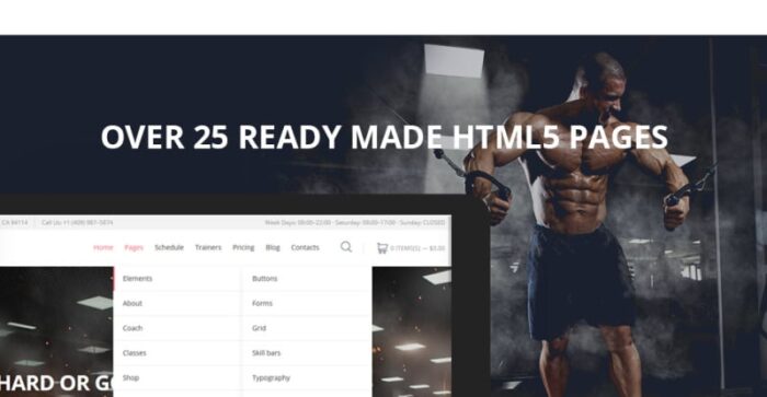 FitnessSport Website Template - Features Image 5