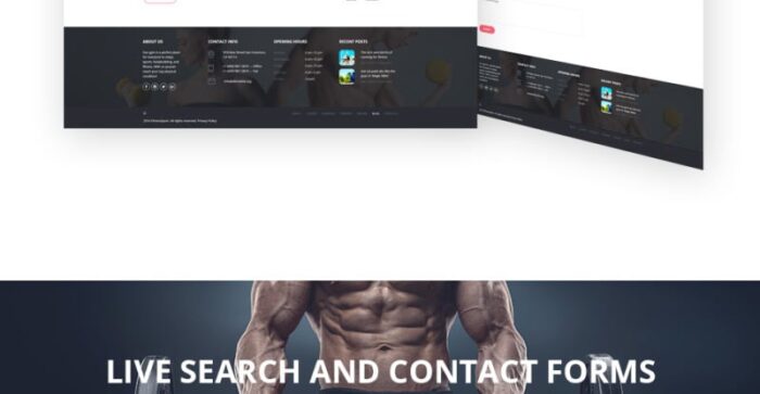 FitnessSport Website Template - Features Image 8