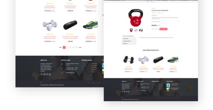 FitnessSport Website Template - Features Image 11