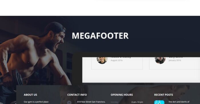 FitnessSport Website Template - Features Image 12