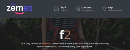 F2 - Fashion Boutique Magento Theme - Features Image 1