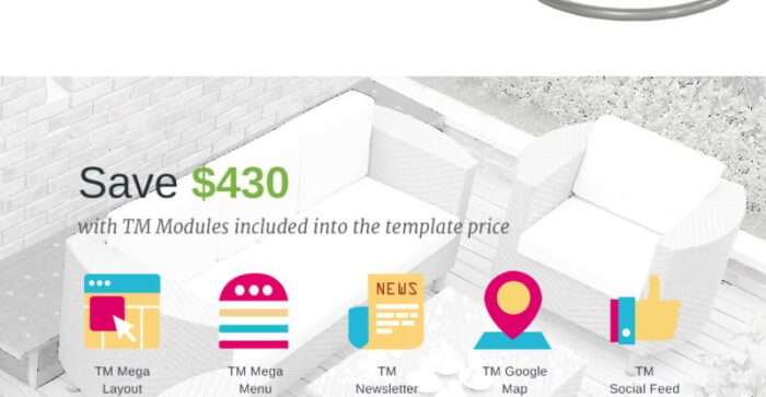 Terraceda - Outdoor Furniture PrestaShop Theme - Features Image 4