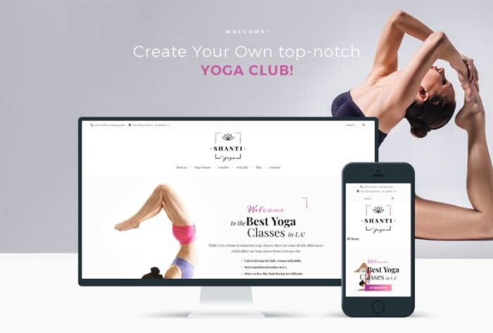 Shanti - Yoga Studio WordPress Theme - Features Image 1