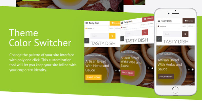 Tasty Dish OpenCart Template - Features Image 4