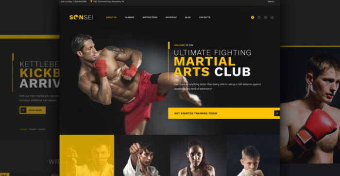 Sensei - Martial Arts WordPress Theme - Features Image 12