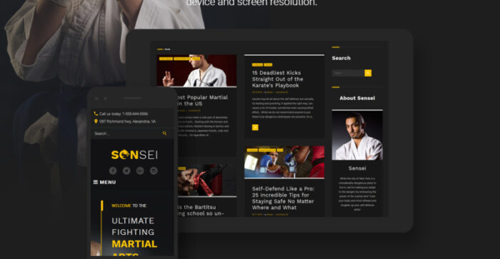 Sensei - Martial Arts WordPress Theme - Features Image 19