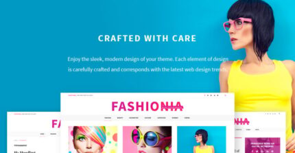 Fashionia - Online Fashion Magazine Responsive WordPress Theme - Features Image 1