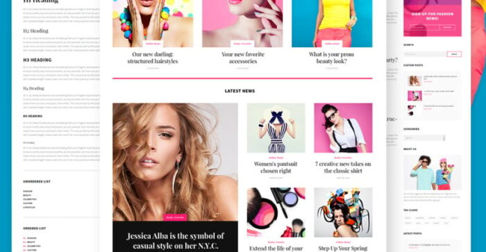 Fashionia - Online Fashion Magazine Responsive WordPress Theme - Features Image 2