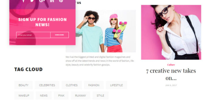 Fashionia - Online Fashion Magazine Responsive WordPress Theme - Features Image 10