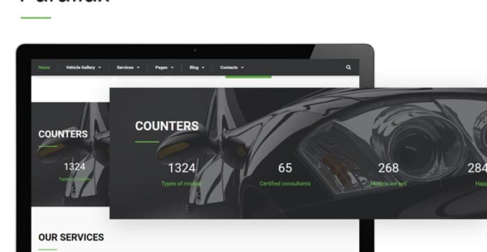 AutoTrader Website Template - Features Image 4