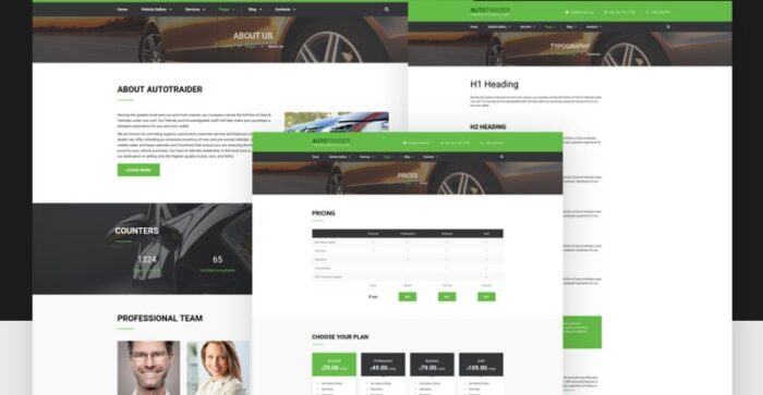 AutoTrader Website Template - Features Image 6