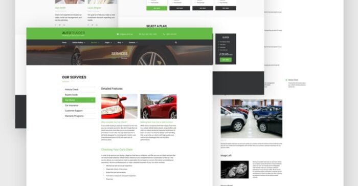 AutoTrader Website Template - Features Image 7