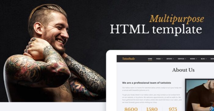 Tattoo Salon - Beauty Responsive HTML Website Template - Features Image 1