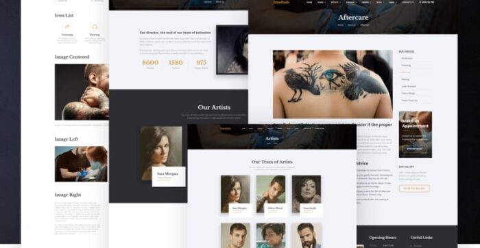 Tattoo Salon - Beauty Responsive HTML Website Template - Features Image 6