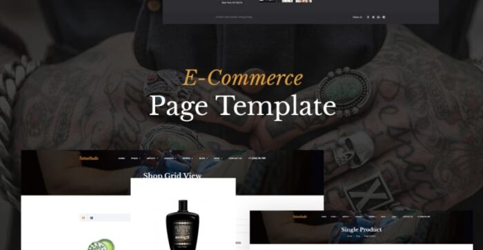 Tattoo Salon - Beauty Responsive HTML Website Template - Features Image 16