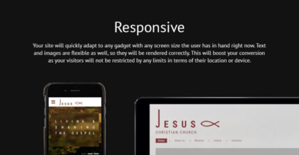 Christian Responsive Website Template - Features Image 1