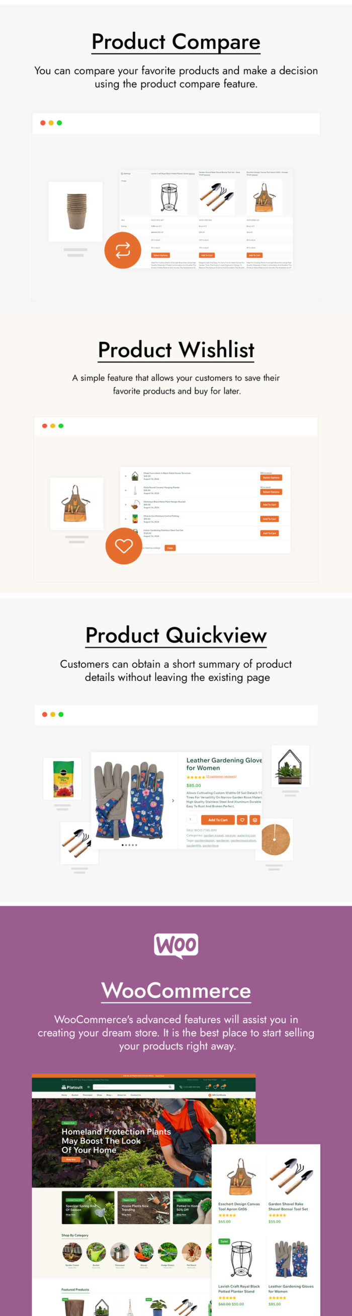 Platsult - Landscaping, Gardening and Flowers WooCommerce Theme - Features Image 4