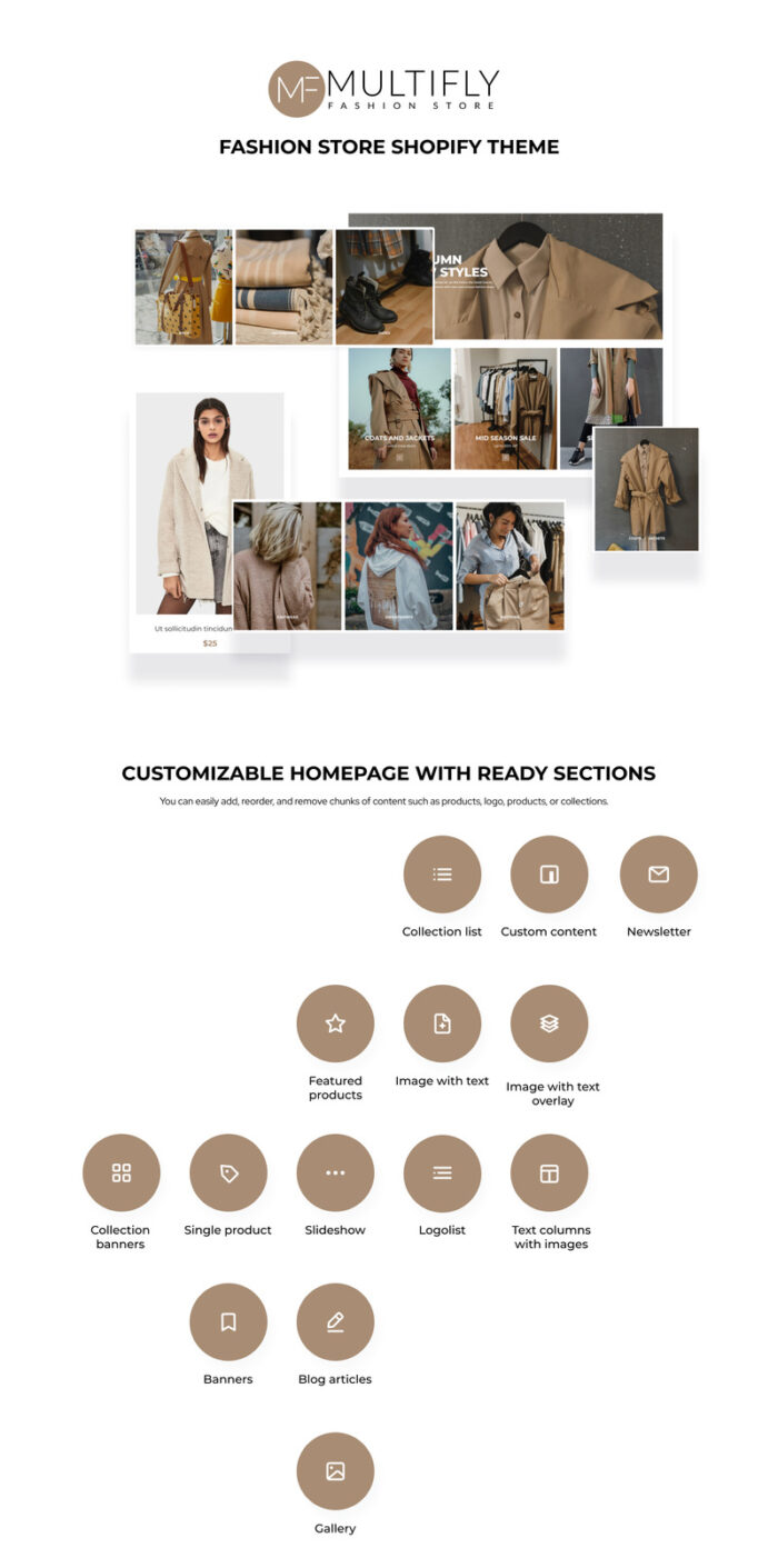 Multifly - Modern Fashion Store Template Shopify Theme - Features Image 2