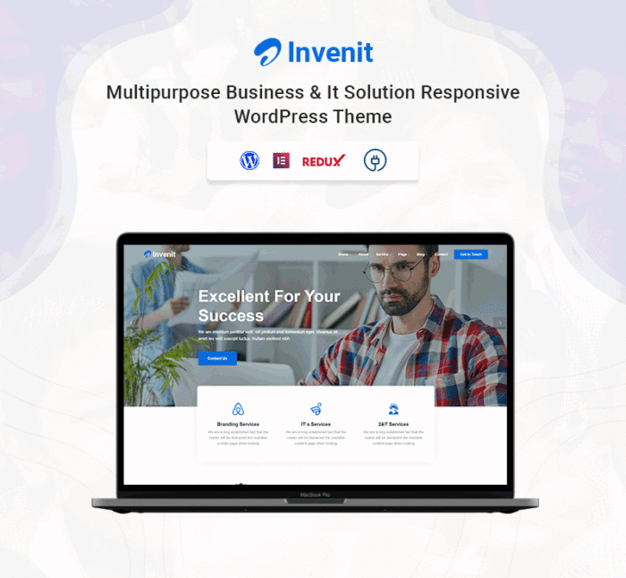 Invenit - Multipurpose Business and IT Solution Responsive WordPress Theme - Features Image 1