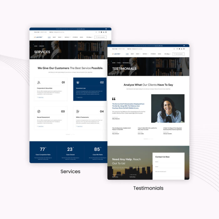 LawFirm Elite - Multipurpose Responsive Legal Theme - Features Image 9