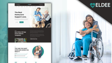 Powar-Eldee Elderly House Care Landing Page WordPress Theme - Features Image 1