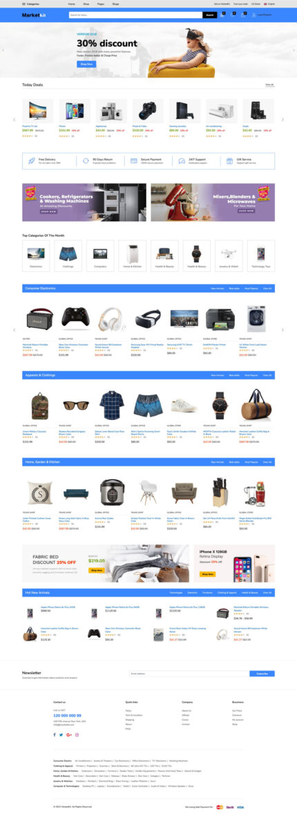 Marketkit - Multipurpose Ecommerce HTML Website Template - Features Image 1