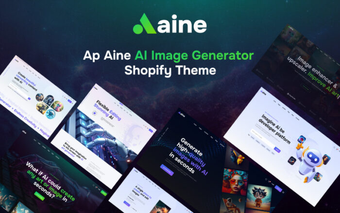 Ap Aine - AI Image Generator Shopify Theme - Features Image 1