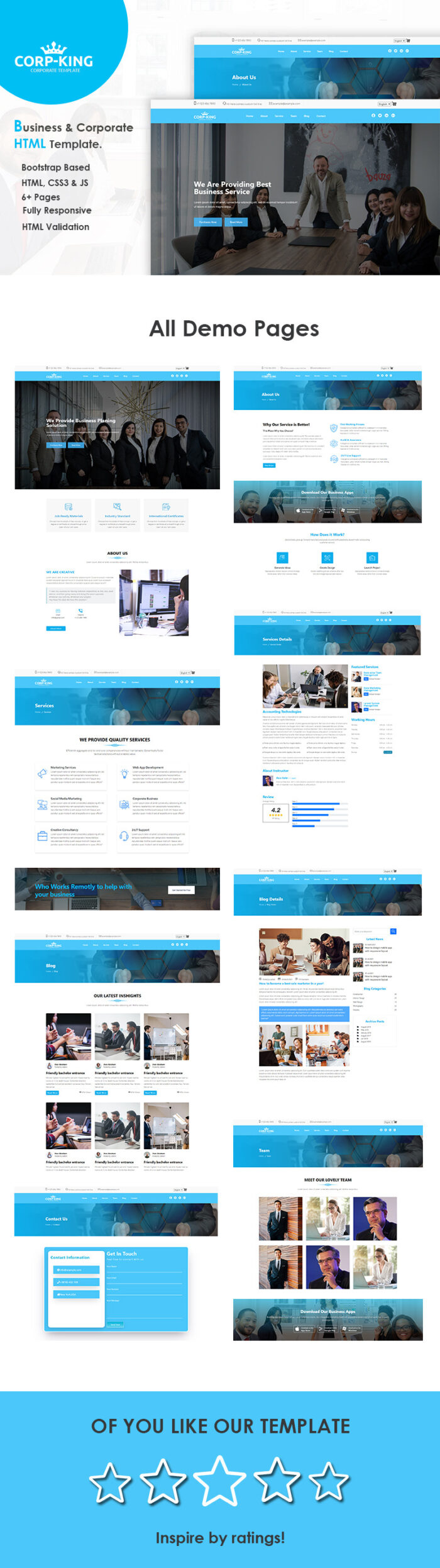 CropKing - Multipurpose Creative Corporate Business HTML5 Website Template - Features Image 1