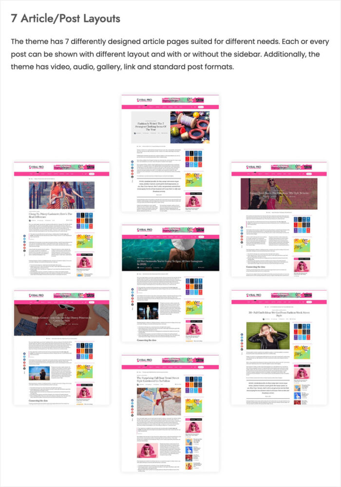 Viral Pro - Modern & Creative Newspaper Magazine, Blog & News WordPress Theme - Features Image 11