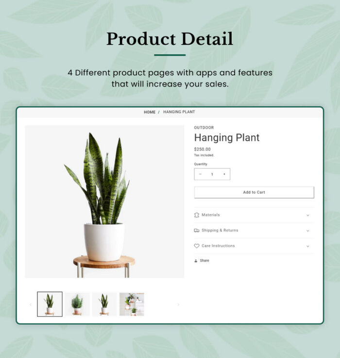 Planticy Nursery–Interior & House–Furniture Shopify 2.0 Premium Responsive Theme - Features Image 9