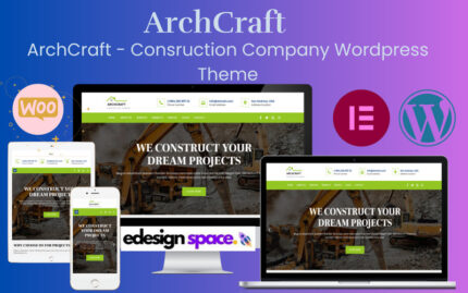 ArchCraft - Construction Company Wordpress Theme - Features Image 1