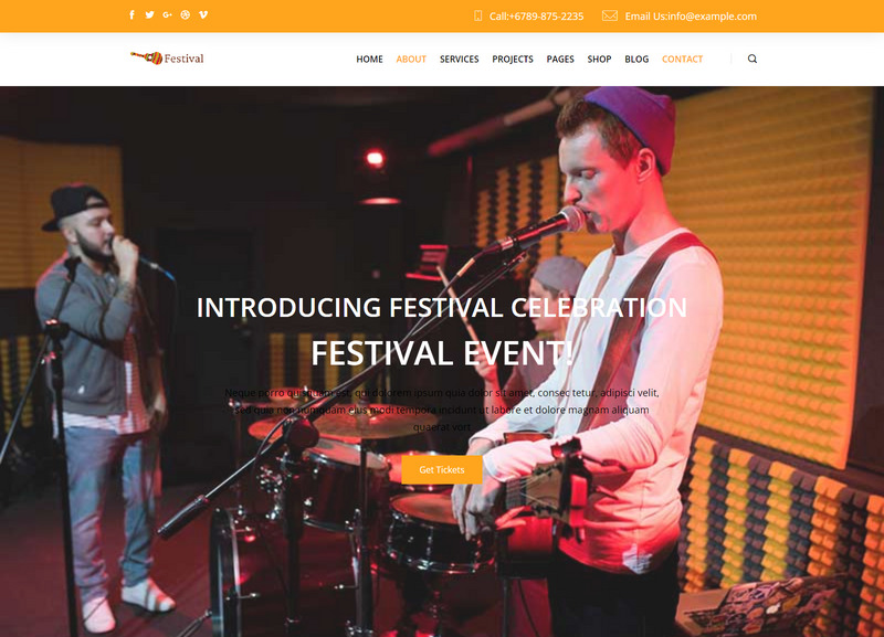 Festival  Event Park, Circus Html Template - Features Image 1