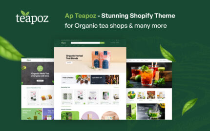 Ap Teapoz - Organic Tea Shop Shopify Theme - Features Image 1