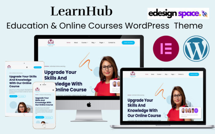 LearnHub  - Education & Online Courses WordPress Theme - Features Image 1