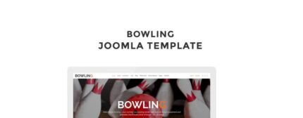 Bowling Joomla Template - Features Image 1