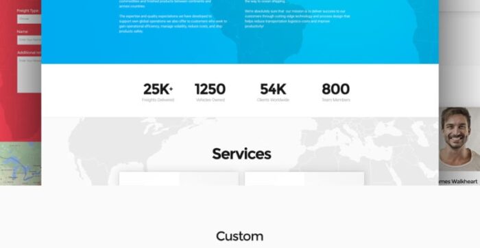 Roadway - Logistics & Transportation Services WordPress Theme - Features Image 9