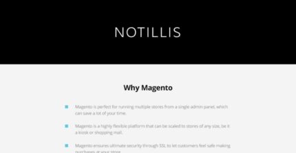 Notillis - Shoe Store Responsive Magento Theme - Features Image 1