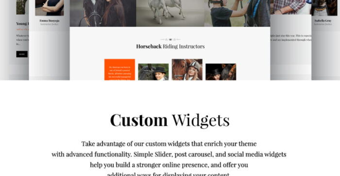 Elite Breed - Equestrian & Horse Riding Club WordPress Theme - Features Image 9