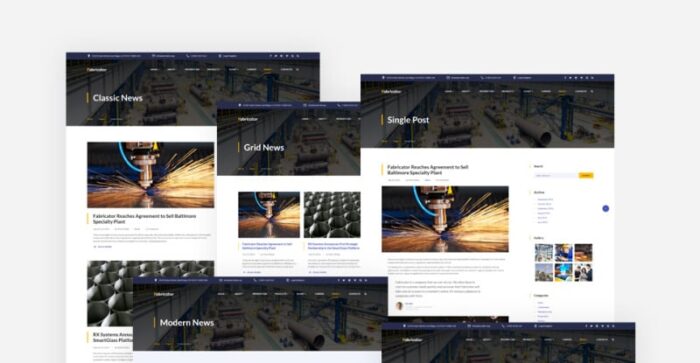 Fabricator - Industrial Company HTML5 Website Template - Features Image 9