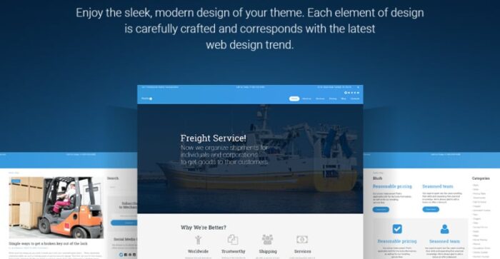 Porto - Seafaring, Transportation and Logistics WordPress Theme - Features Image 8