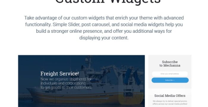 Porto - Seafaring, Transportation and Logistics WordPress Theme - Features Image 10