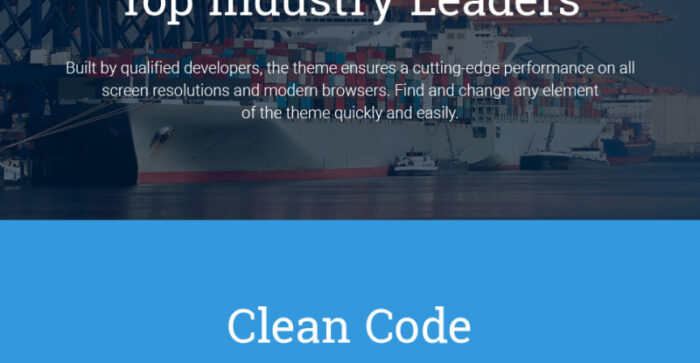 Porto - Seafaring, Transportation and Logistics WordPress Theme - Features Image 20