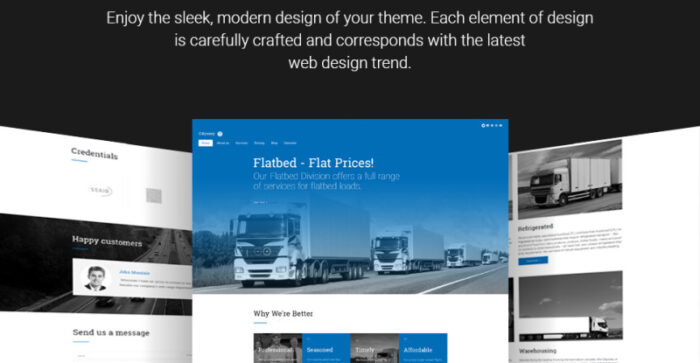 Odyssey - Transportation, Trucking & Logistics WordPress Theme - Features Image 8