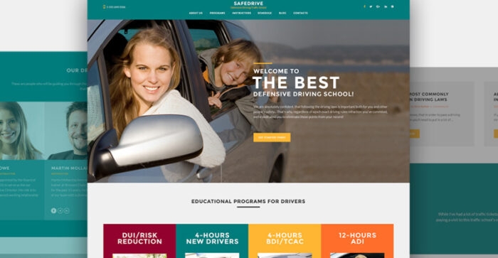 SafeDrive - Driving School Responsive WordPress Theme - Features Image 12